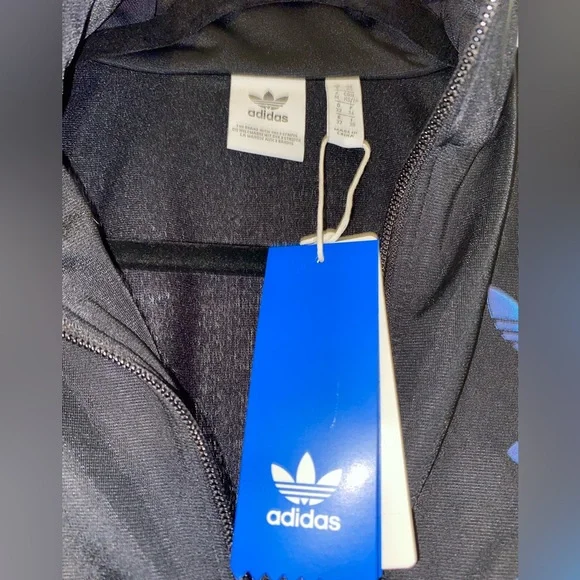 NWT Adidas Cropped Track Jacket - Picture 4 of 6